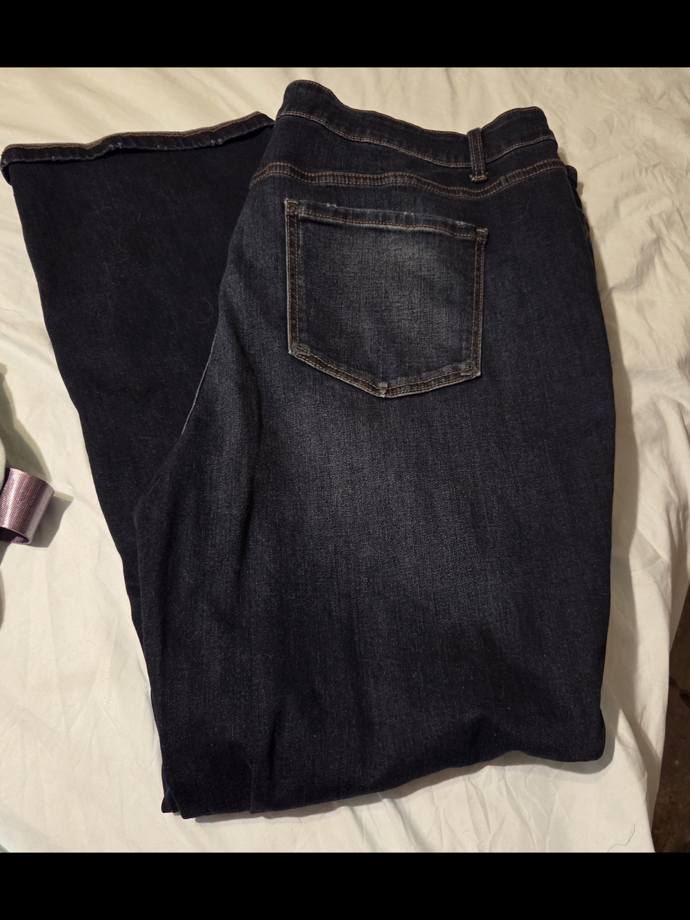Terra & Sky Dark Indigo Straight Leg Jeans Size 20w
